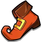 Buckled boot symbol in Le Prechaun