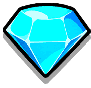 Diamond coin symbol in Le Prechaun
